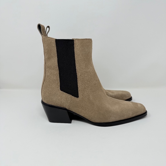 New Rag & Bone Joni Suede Chelsea Boots Sz 38.5 / 8.5 - Picture 4 of 14